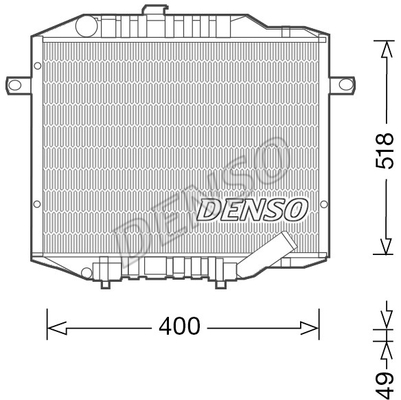 Isı değiştiricisi, motor soğutması DRM45037 uygun fiyat ile hemen sipariş verin!