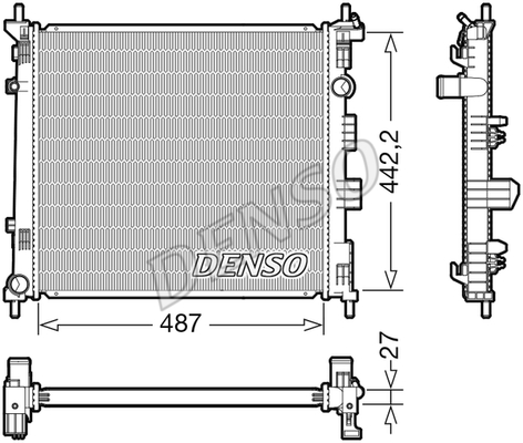 Isı değiştiricisi, motor soğutması DRM46070 uygun fiyat ile hemen sipariş verin!