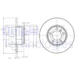 Fren diski BG2430 BMW 5 (E34) 520 i 24V