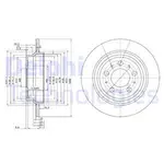 Fren diski BG3515 VOLVO V70 I (875, 876) 2.0