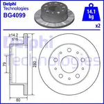 Fren diski BG4099 CITROËN JUMPER Platform sasi 3.0 HDi 145