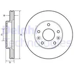 Fren diski BG4455 RENAULT DUSTER (HS_) 1.6 16V (HSAT)