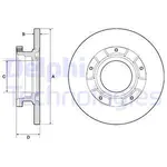 Fren diski BG4673 FORD TOURNEO CUSTOM V362 Minibüs/Otobüs (F3) 2.2 TDCi