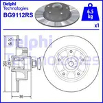 Fren diski BG9112RS RENAULT MEGANE III Hatchback (BZ0/1_, B3_) 1.6 (B332)