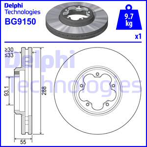 Fren diski BG9150 uygun fiyat ile hemen sipariş verin!