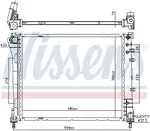 Isı değiştiricisi, motor soğutması 606159 uygun fiyat ile hemen sipariş verin!