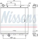 Isı değiştiricisi, motor soğutması 693630 CITROËN C3 III Van (SX_, SY_) PureTech 110