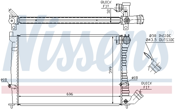 Isı değiştiricisi, motor soğutması 61338A uygun fiyat ile hemen sipariş verin!