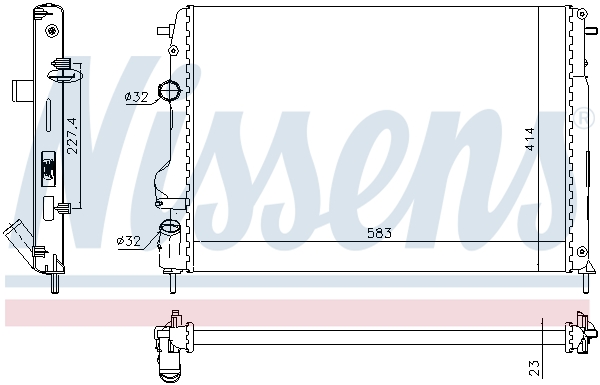 Isı değiştiricisi, motor soğutması 691551 uygun fiyat ile hemen sipariş verin!