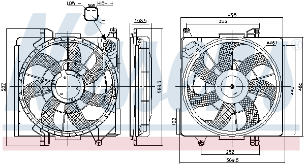 Fan, motor soğutması 850039 uygun fiyat ile hemen sipariş verin!