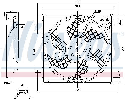 Fan, motor soğutması 85868 uygun fiyat ile hemen sipariş verin!