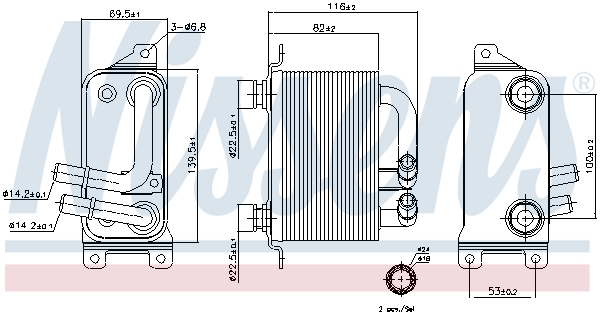 Isı değiştiricisi, motor yağı 90621 uygun fiyat ile hemen sipariş verin!