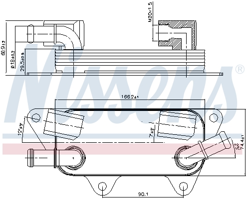 Isı değiştiricisi, motor yağı 90789 uygun fiyat ile hemen sipariş verin!