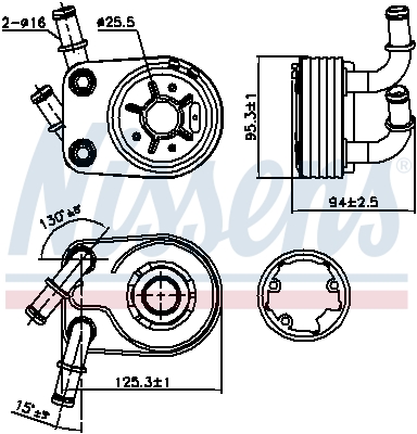 Isı değiştiricisi, motor yağı 90794 uygun fiyat ile hemen sipariş verin!