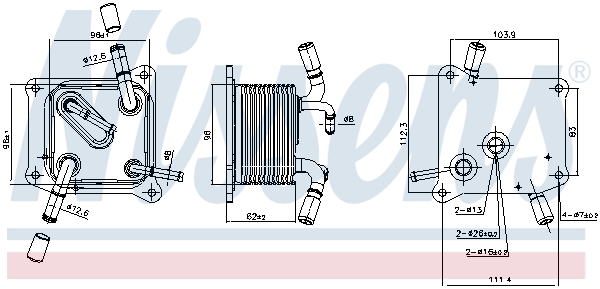 Isı değiştiricisi, motor yağı 91294 uygun fiyat ile hemen sipariş verin!