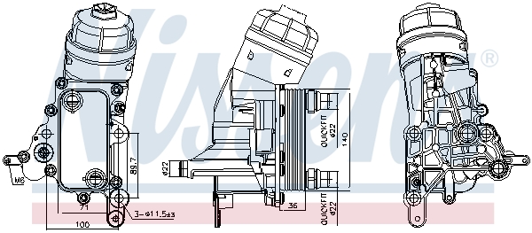 Isı değiştiricisi, motor yağı 91343 uygun fiyat ile hemen sipariş verin!