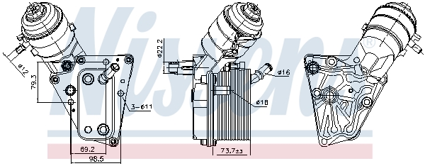 Isı değiştiricisi, motor yağı 91347 uygun fiyat ile hemen sipariş verin!