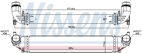 Isı değiştiricisi, şarj havası soğutması 96141 uygun fiyat ile hemen sipariş verin!