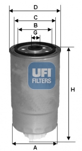 Filtre, yakıt 24.H2O.01 uygun fiyat ile hemen sipariş verin!