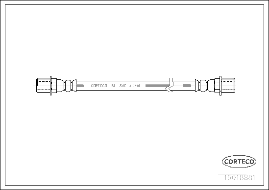 Hortum bağlantısı, fren hidroliği 19018881 uygun fiyat ile hemen sipariş verin!