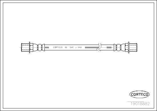 Hortum bağlantısı, fren hidroliği 19018882 uygun fiyat ile hemen sipariş verin!