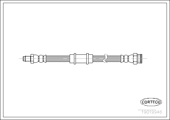 Hortum bağlantısı, fren hidroliği 19019946 uygun fiyat ile hemen sipariş verin!