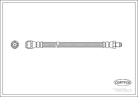 Hortum bağlantısı, fren hidroliği 19025825 uygun fiyat ile hemen sipariş verin!