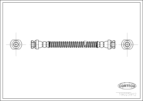 Hortum bağlantısı, fren hidroliği 19025912 uygun fiyat ile hemen sipariş verin!