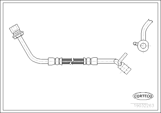 Hortum bağlantısı, fren hidroliği 19032263 uygun fiyat ile hemen sipariş verin!