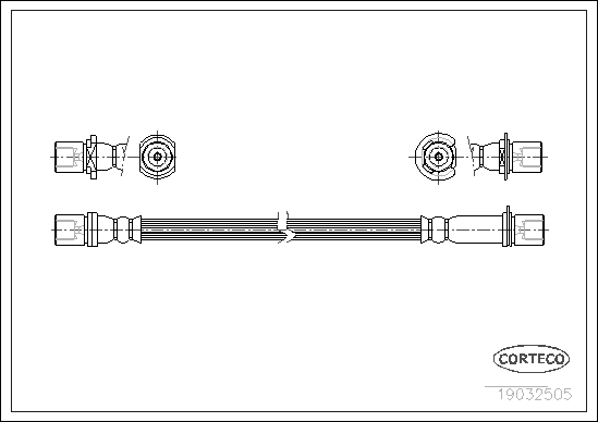 Hortum bağlantısı, fren hidroliği 19032505 uygun fiyat ile hemen sipariş verin!