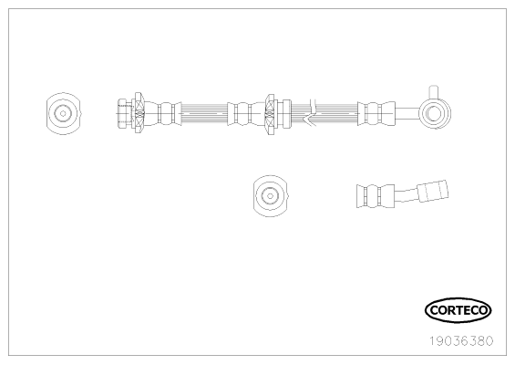 Hortum bağlantısı, fren hidroliği 19036380 uygun fiyat ile hemen sipariş verin!