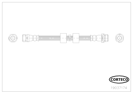 Hortum bağlantısı, fren hidroliği 19037174 uygun fiyat ile hemen sipariş verin!