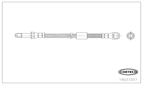 Hortum bağlantısı, fren hidroliği 19037257 uygun fiyat ile hemen sipariş verin!