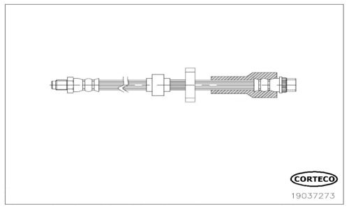 Hortum bağlantısı, fren hidroliği 19037273 uygun fiyat ile hemen sipariş verin!