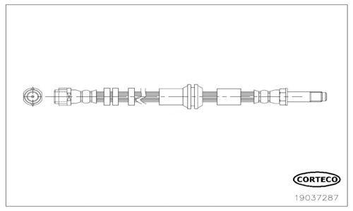 Hortum bağlantısı, fren hidroliği 19037287 uygun fiyat ile hemen sipariş verin!