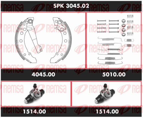 Fren takımı, kampanalı fren SPK 3045.02 uygun fiyat ile hemen sipariş verin!