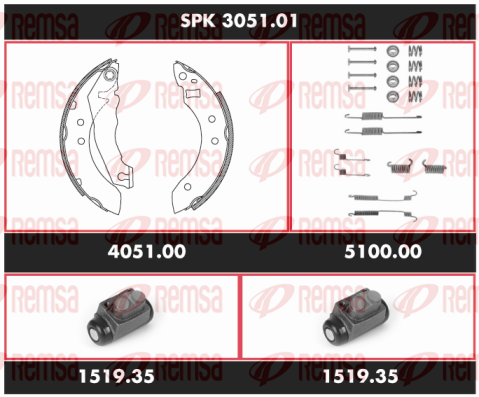 Fren takımı, kampanalı fren SPK 3051.01 uygun fiyat ile hemen sipariş verin!