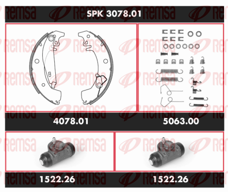 Fren takımı, kampanalı fren SPK 3078.01 uygun fiyat ile hemen sipariş verin!