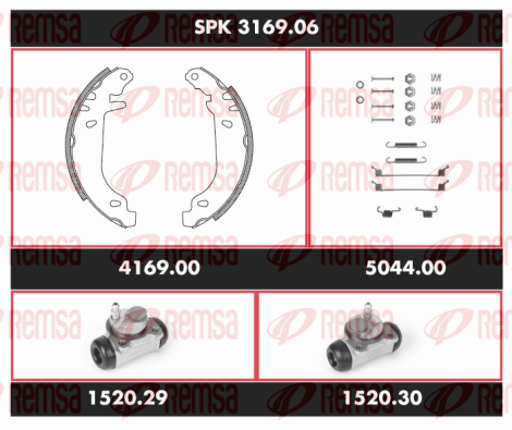 Fren takımı, kampanalı fren SPK 3169.06 uygun fiyat ile hemen sipariş verin!