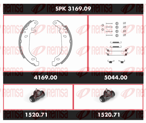 Fren takımı, kampanalı fren SPK 3169.09 uygun fiyat ile hemen sipariş verin!