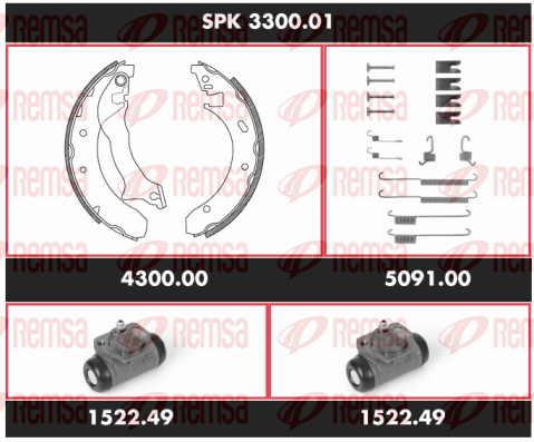Fren takımı, kampanalı fren SPK 3300.01 uygun fiyat ile hemen sipariş verin!