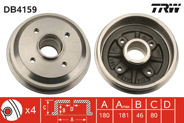 Fren kampanası DB4159 uygun fiyat ile hemen sipariş verin!