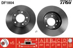 Fren diski DF1804 JAGUAR XJ (X300, X330) R Super Charged 4.0