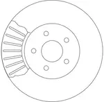 Fren diski DF4147 JAGUAR X-TYPE I Station wagon (X400) 2.2 D