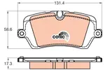 Fren balatası seti GDB2029 LAND ROVER RANGE ROVER IV (L405) 5.0 V8 4x4