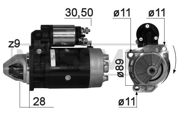 Marş motoru 11640 uygun fiyat ile hemen sipariş verin!