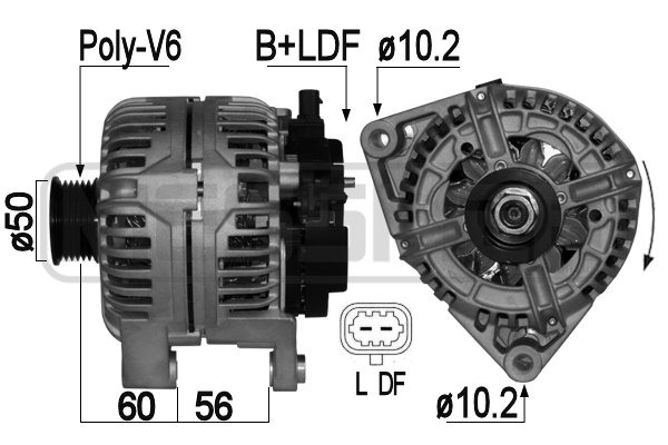 Alternatör 209044A uygun fiyat ile hemen sipariş verin!