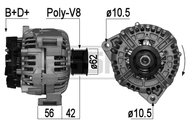 Alternatör 209060A uygun fiyat ile hemen sipariş verin!