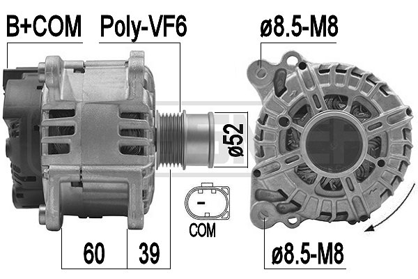 Alternatör 209492 uygun fiyat ile hemen sipariş verin!