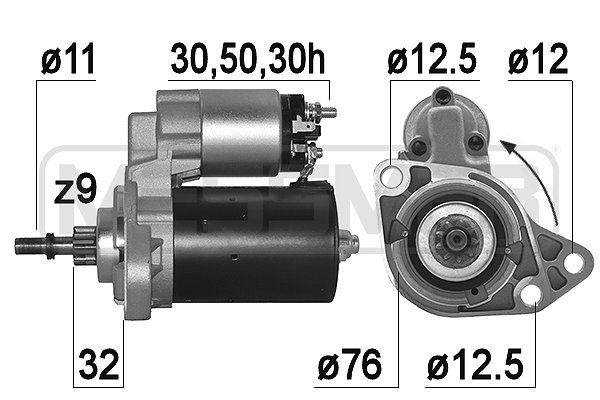 Marş motoru 220097A uygun fiyat ile hemen sipariş verin!